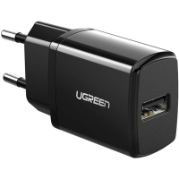 Зарядний пристрій Ugreen ED011 5V USB 2.1A (50459) Black (976964)