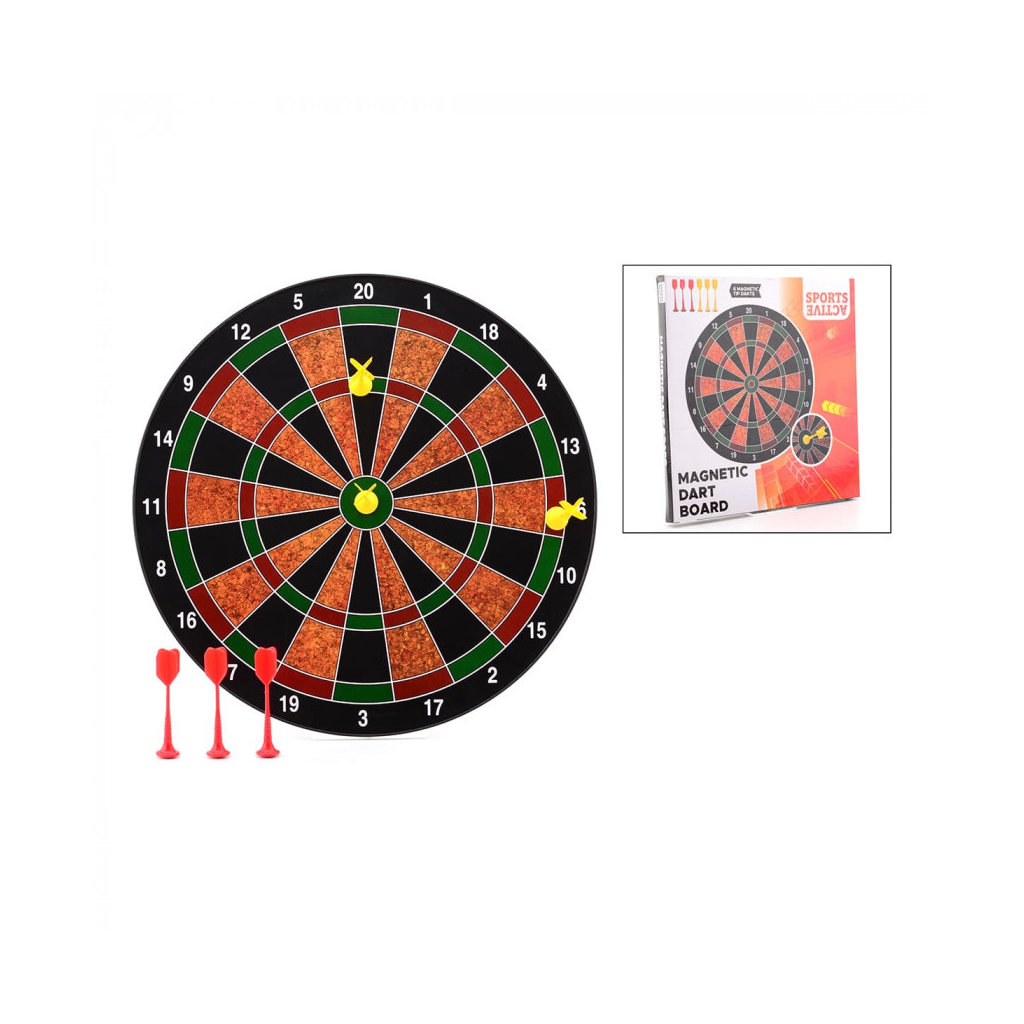 Ігровий набір Johntoy для гри в дартс Magnetic Dart Board (6337426)