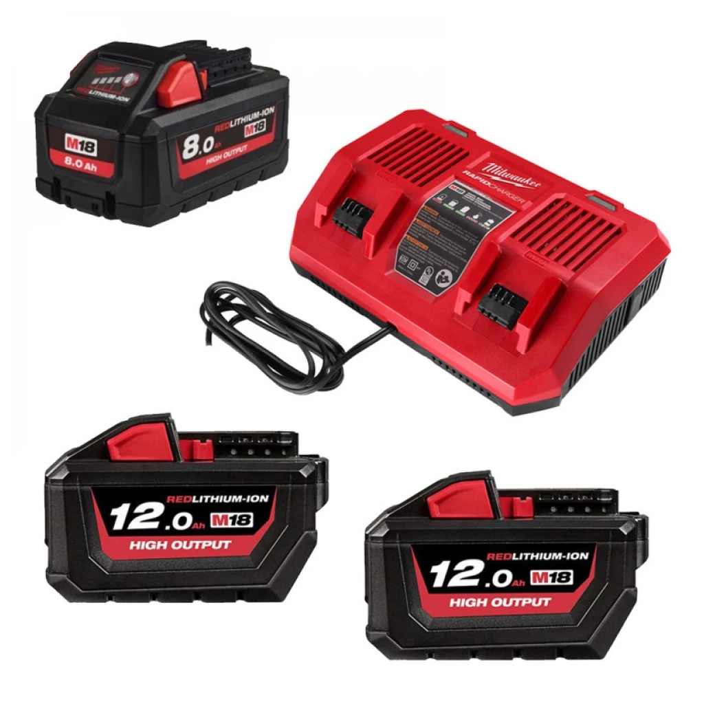 Набір акумулятор + зарядний пристрій Milwaukee Li-Ion M18 HNRGO1-823 M18 NRG Kit Outdoor IN2 (4932492933)