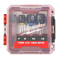 Головка магнітна Milwaukee магнітних головок для ударних рабіт Shockwave 7,8,10,13 мм (4932492445)