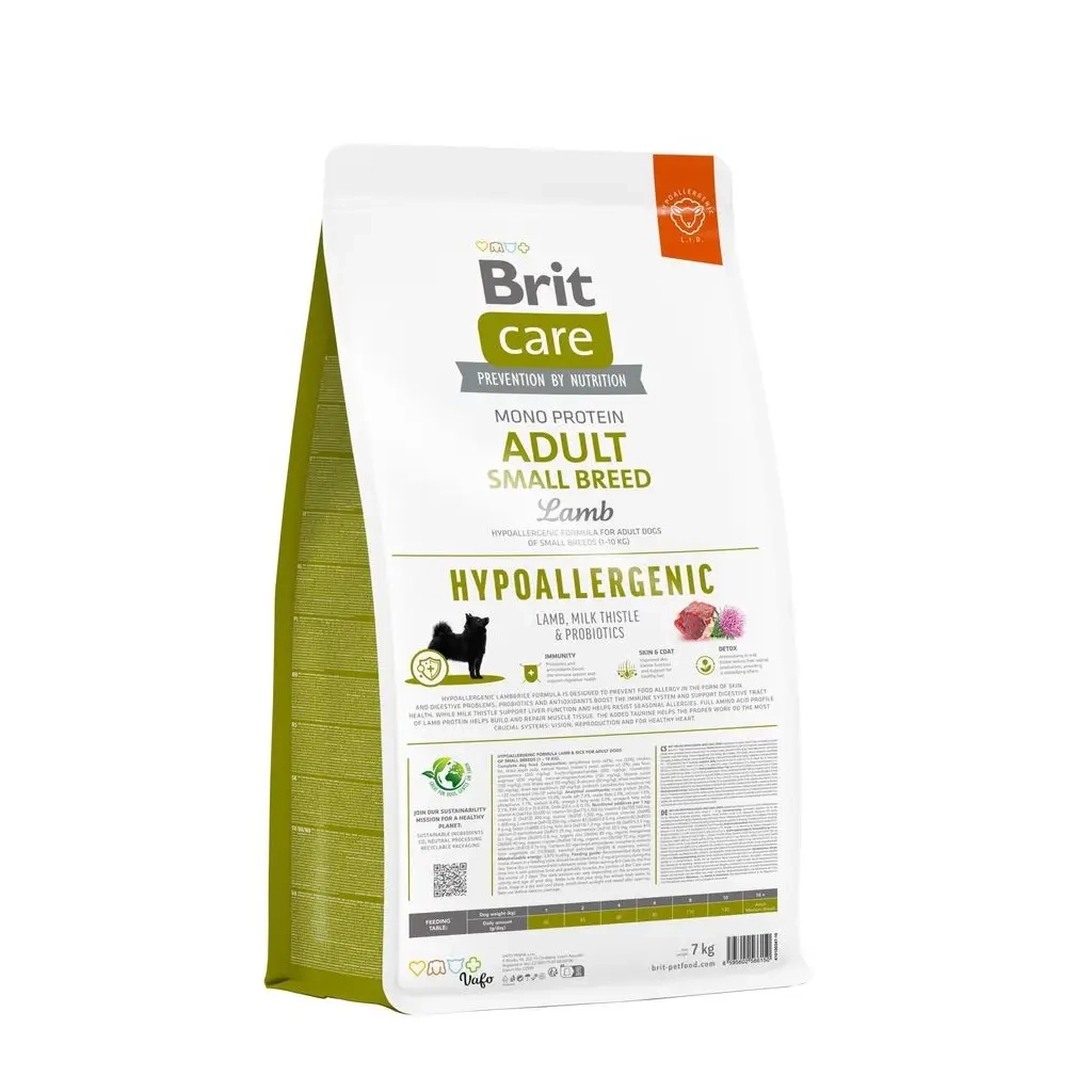 Сухий корм для собак Brit Care Dog Hypoallergenic Adult Small Breed 7 кг (8595602566150)