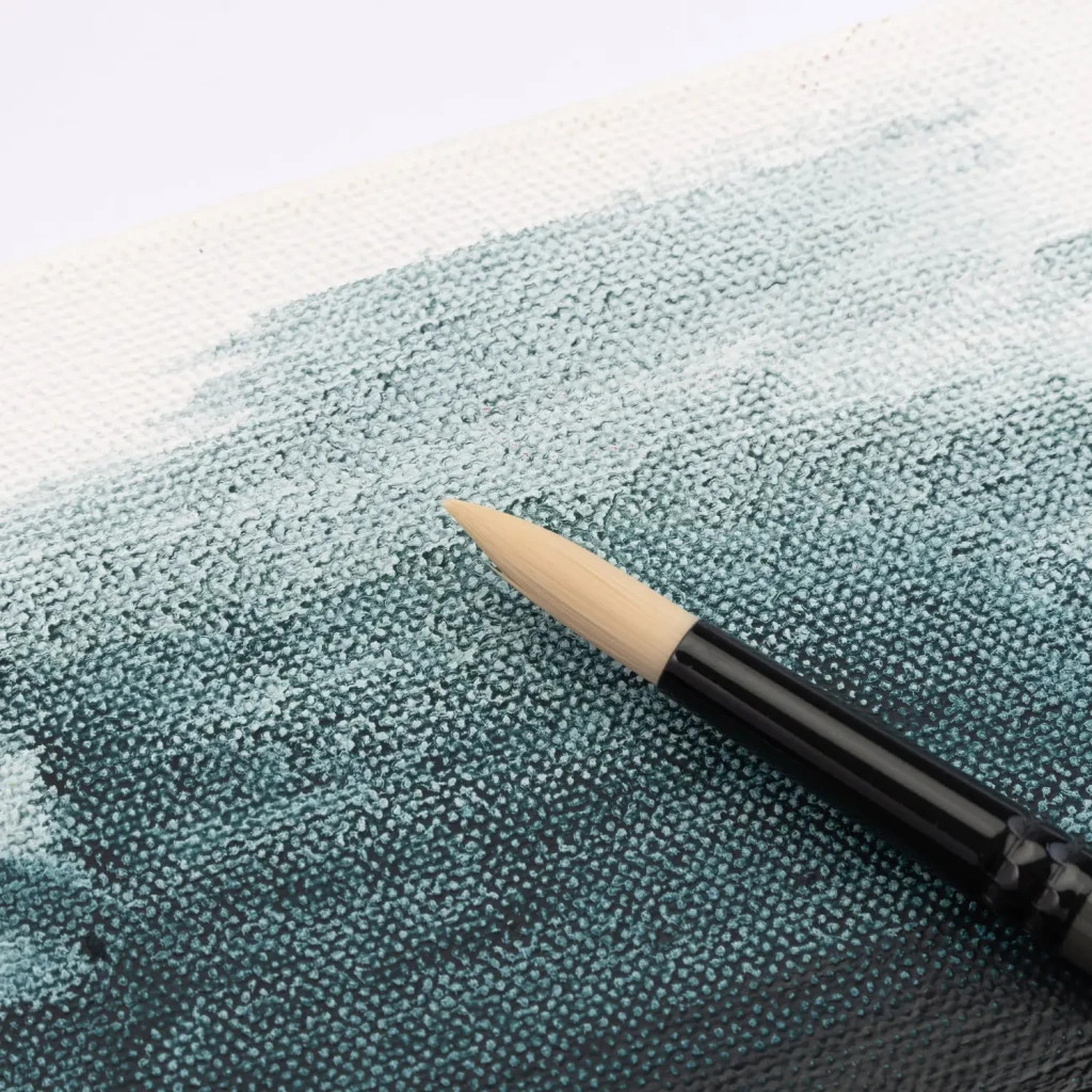 Пензлик для малювання Rosa Синтетика кругла, TERRA 1608R, №00 (4823098533634)