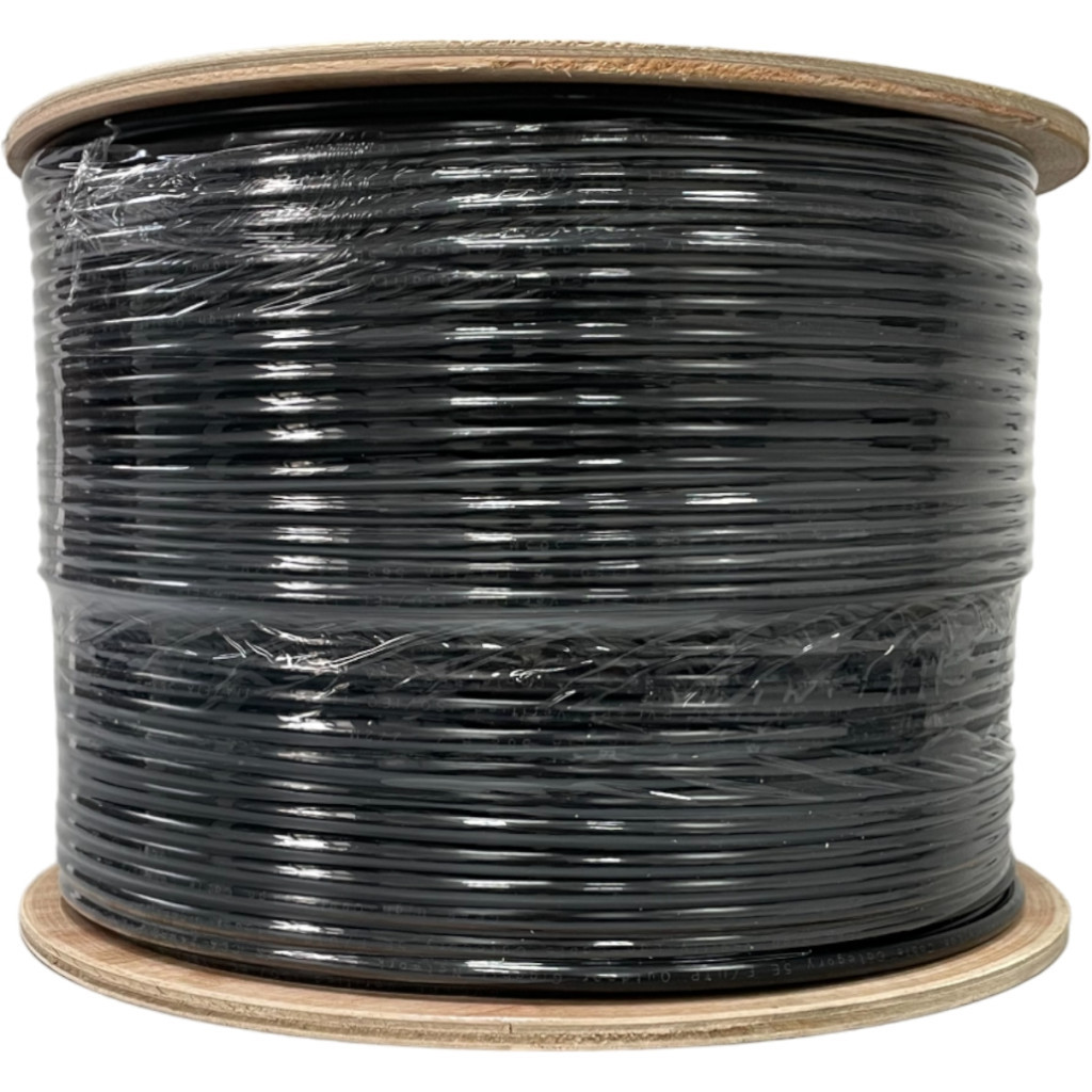 Кабель мережевий GEAR FTP 305м, cat.6, CCA, 4*2*0,51, PVC+PE, outdoor (GEC-FTPC6CCAOUT051305)