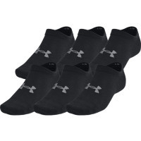 Шкарпетки Under Armour 1382611-001 Essential No Show 6 пар чорний MD (196885585142)