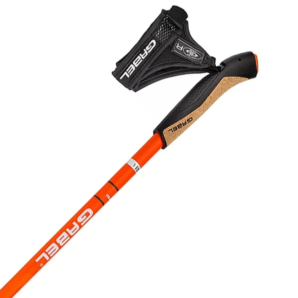 Палиці для скандинавської ходи Gabel X-1.35 Active Knife Red/Orange 130 (7009361151300) (DAS302699)
