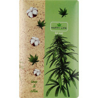 Hard soap Happy Life Hemp and cotton 180 g (4823107604089)