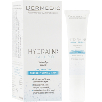 Крем для шкіри навколо очей Dermedic Hydrain 3 Hialuro Under-Eye Cream 15 мл (5906739783175)