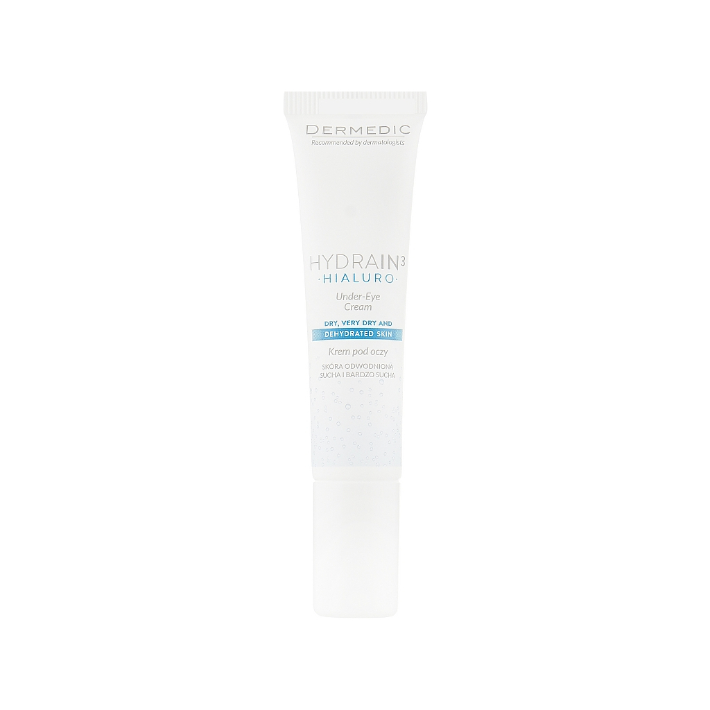 Крем для шкіри навколо очей Dermedic Hydrain 3 Hialuro Under-Eye Cream 15 мл (5906739783175)