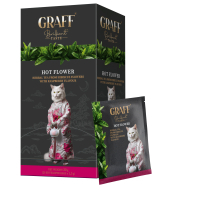 Graff Hot Flower Karkade tea with raspberry aroma 20 bags x 1.5 g (4820279610641)