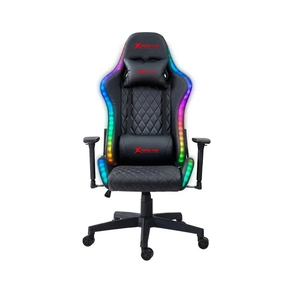 Крісло ігрове Xtrike ME Advanced Gaming Chair GC-907 RGB Black/Red (GC-907)