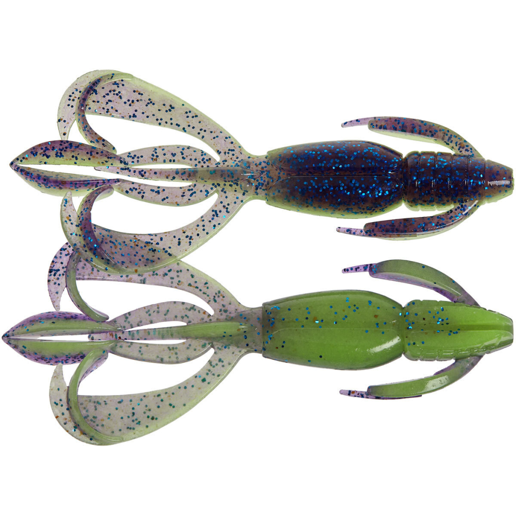 Силікон рибальський Keitech Crazy Flapper 3.6" (7 шт/упак) ц:pal#06 violet lime berry (1551.10.62)