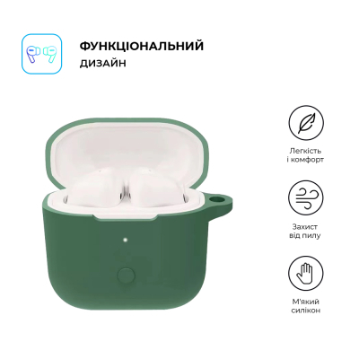 Чохол для навушників Armorstandart Hang Case для Xiaomi Redmi Buds 3 Green (ARM67082)