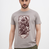 T-shirt Sol's Imperial Cossack with hawk light gray XL (11500380/396XL)