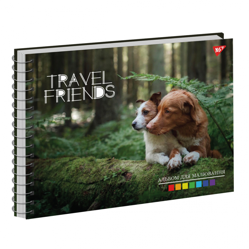 Альбом для малювання Yes А4 30 Спіраль Travel friends (130571)