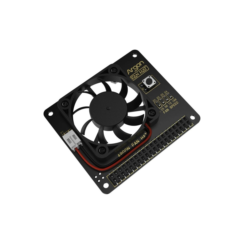 Додаткове обладнання до промислового ПК Argon40 Плата розширення Argon Fan HAT (ARG-004)