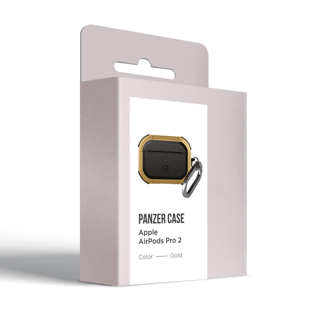 Чохол для навушників Armorstandart Panzer для Apple Airpods Pro 2 Gold (ARM82752)