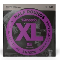 D'Addario XL Half Rounds Super Light Guitar Strings (09-42) (EHR320)