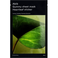 Маска для обличчя Abib Gummy Sheet Mask Heartleaf Sticker Тканинна (8809750463729)