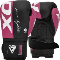 Боксерські рукавички RDX REX F4 Pink/Black-12 унцій (BGR-F4P-12OZ)