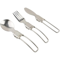 Set of travel tableware Tribe Compact Set steel (T-FC-0021-metal)
