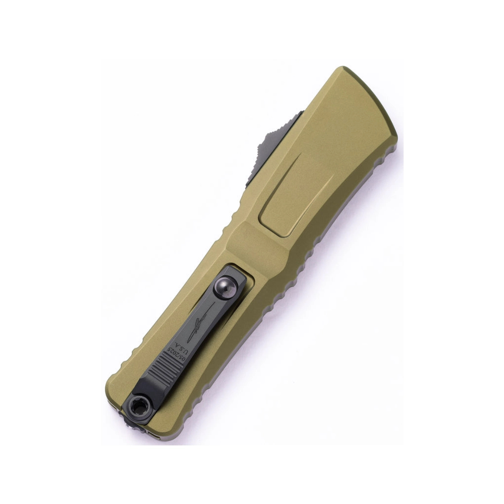 Ніж Microtech Combat Troodon Gen III OTF Iinterceptor, чорний клинок, руків'я OD green (1217-1ODS) Ніж Microtech Combat Troodon Gen III OTF Iinterceptor, чорний клинок, руків'я OD green (1217-1ODS)