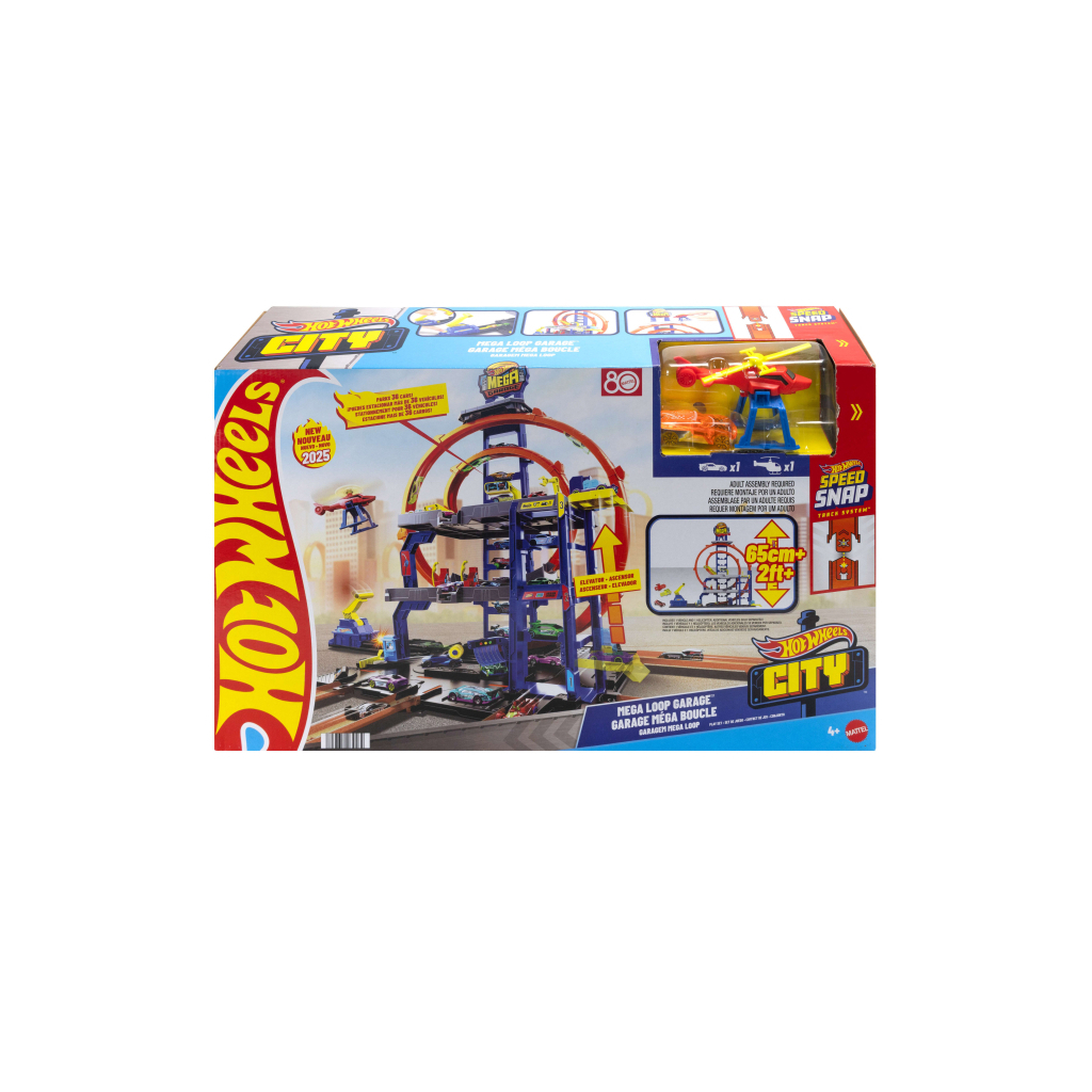 Автотрек Hot Wheels City Гараж з мега петлею (JBM74) Автотрек Hot Wheels City Гараж з мега петлею (JBM74)