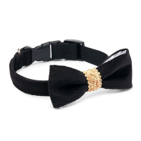 Chloe's Home Royal Pet Collar Black S (CLH1851)