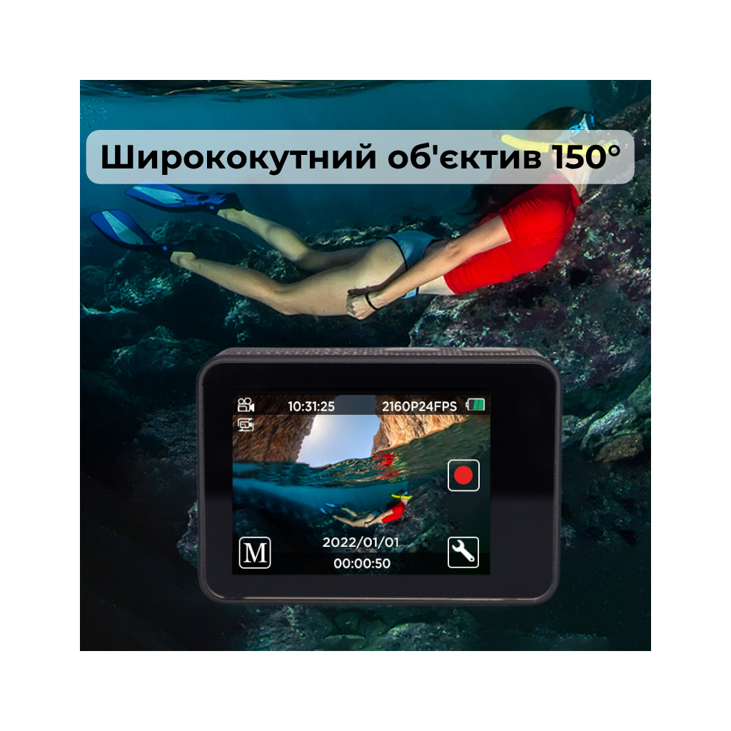 Екшн-камера AirOn Blogger Kit 12-in-1 with ProCam 7 (4822356754790)