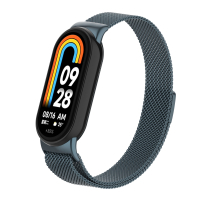 Ремінець до фітнес браслета Armorstandart Milanese Magnetic для Xiaomi Smart Band 10/9/8 Titanium Grey (ARM86893)