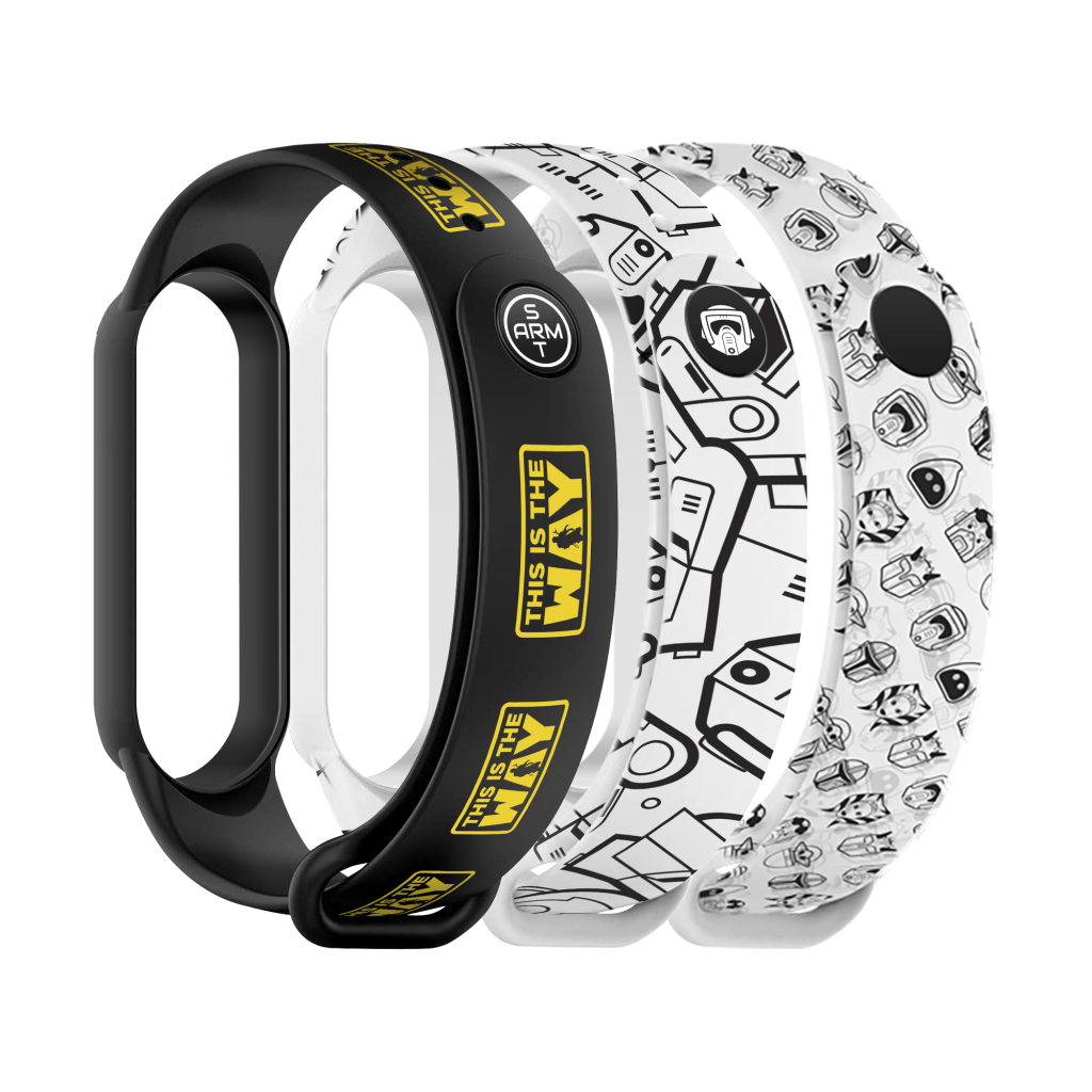 Ремінець до фітнес браслета Armorstandart комплект 3шт Xiaomi Mi Band 7/6/5 Dark Yo (ARM77065) Ремінець до фітнес браслета Armorstandart комплект 3шт Xiaomi Mi Band 7/6/5 Dark Yo (ARM77065)