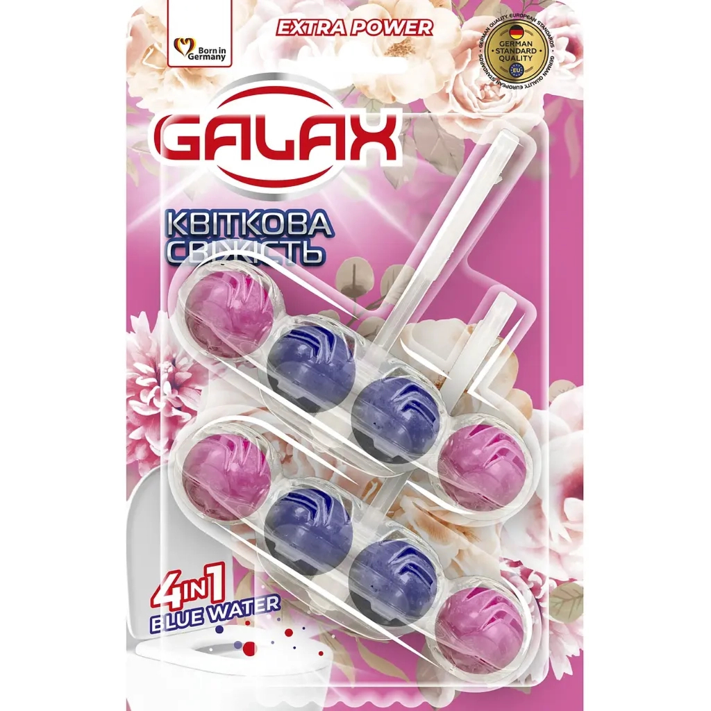 Туалетний блок Galax Квіткова свіжість 2 х 55 г (4823128005384)