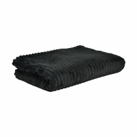Plaid Bergamo Line black 130 x 180 cm (70030305-01)