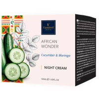 Famirel African Wonder Night face cream with cucumber and moringa 50 ml (7290114087087)