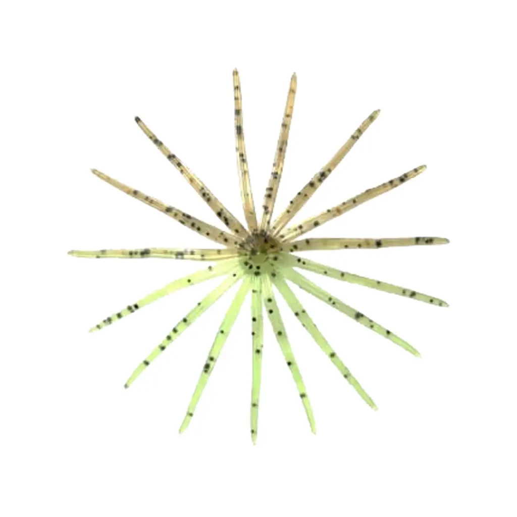 Силікон рибальський Keitech Little Spider 2" (8 шт/уп) PAL01 Chartreuse Red Flk (1551.11.75)