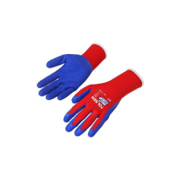 Tolsen protective gloves covered with foamed latex red XXL (11) (45303)