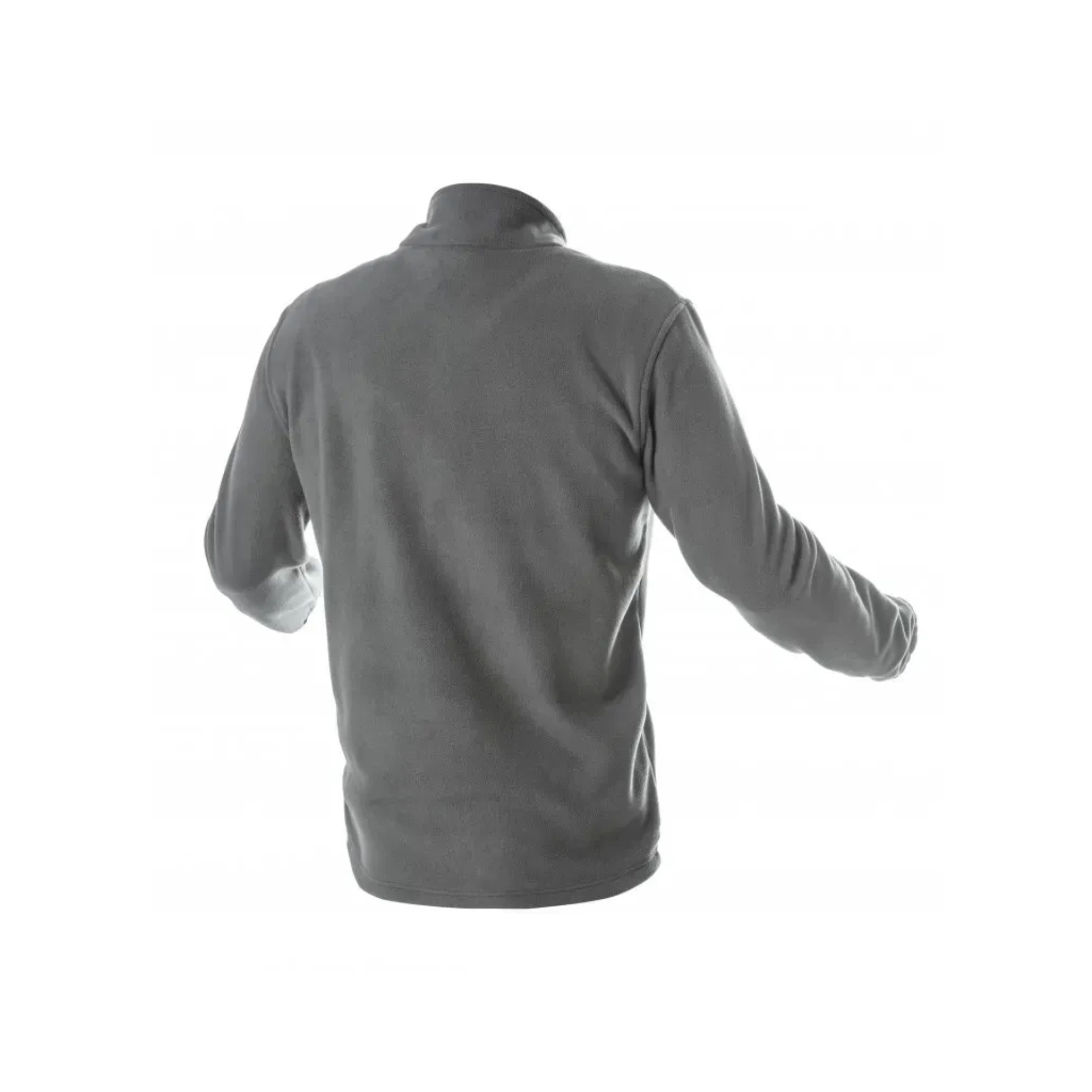 Кофта робоча Hoegert PASADER HT5K382-2XL 100% поліестер темно-сіра, 2XL (56) (HT5K382-2XL)