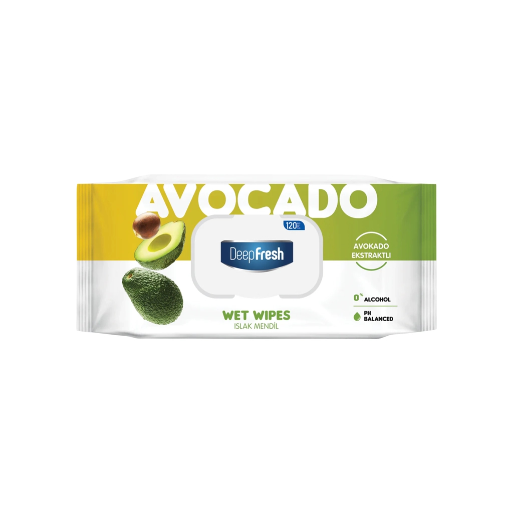 Вологі серветки Deep Fresh Green Nature Avocado 120 шт. (8681554613827)