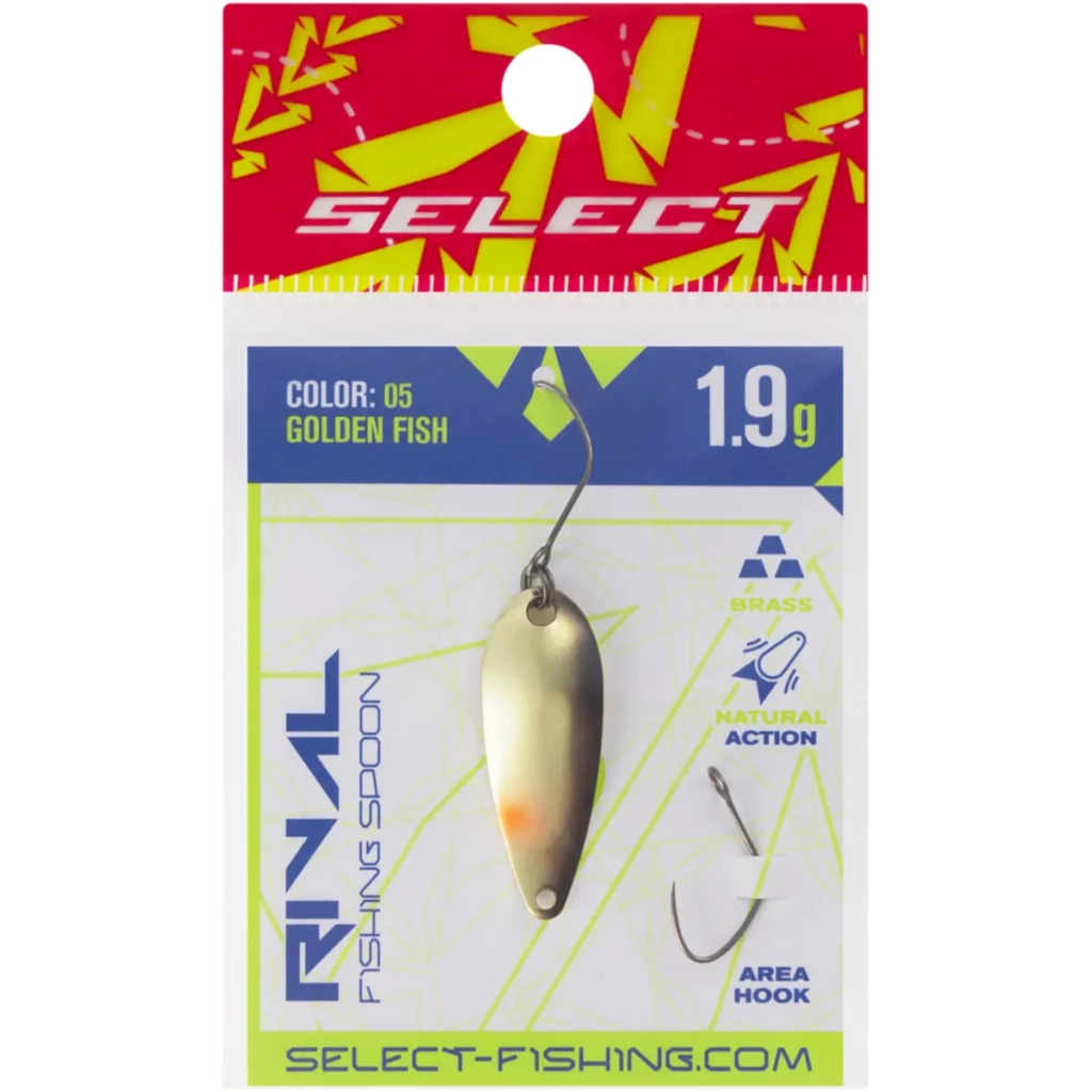 Блешня Select Rival 1.9g 30mm 05 Golden Fish (1870.79.85) Блешня Select Rival 1.9g 30mm 05 Golden Fish (1870.79.85)
