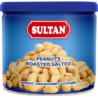 Nuts Sultan Roasted salted peanuts 120 g b/w (slt.50571)