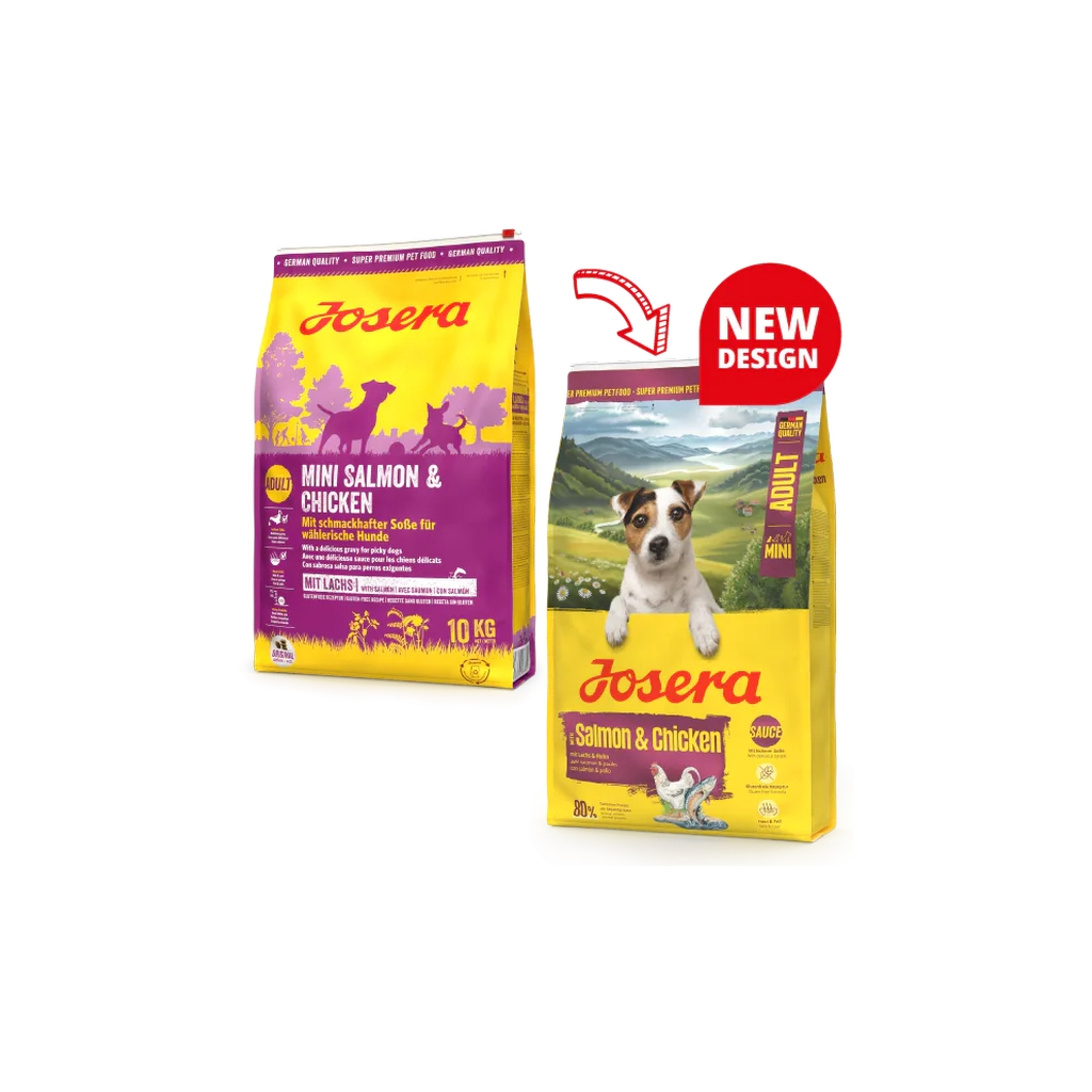 Сухий корм для собак Josera Mini Salmon & Chicken 10 кг (4032254785262) Сухий корм для собак Josera Mini Salmon & Chicken 10 кг (4032254785262)