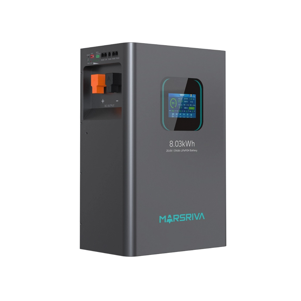 Батарея LiFePo4 Marsriva 25.6V 314Ah 8.03kWh (MR-LBP24-314-WMT) Батарея LiFePo4 Marsriva 25.6V 314Ah 8.03kWh (MR-LBP24-314-WMT)