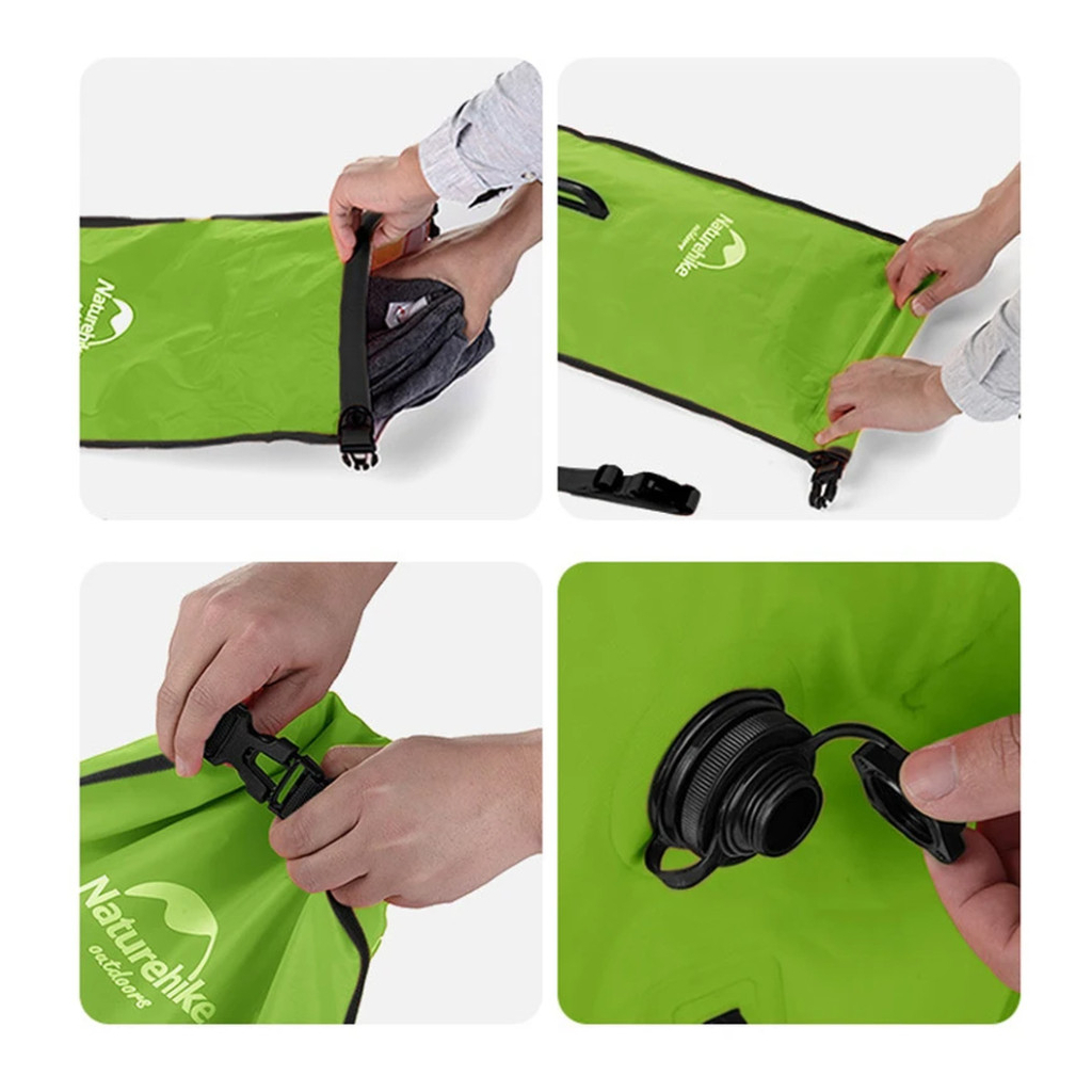 Гермомішок Naturehike Буй NH17S001-G 18 л зелений (6927595777251) Гермомішок Naturehike Буй NH17S001-G 18 л зелений (6927595777251)
