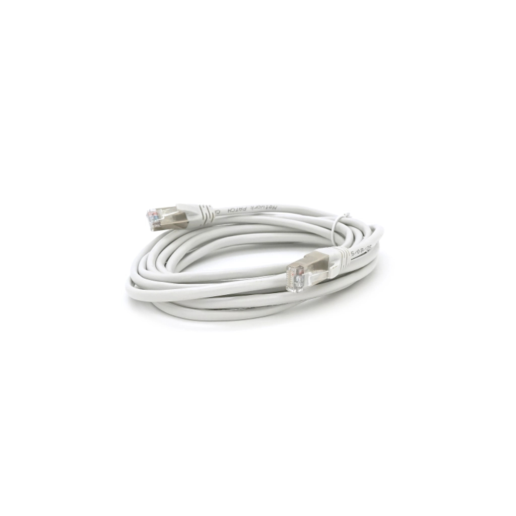 Патч-корд 3м FTP cat.5e, CU, RJ45, grey Merlion (PCM-CU-5E/3G)