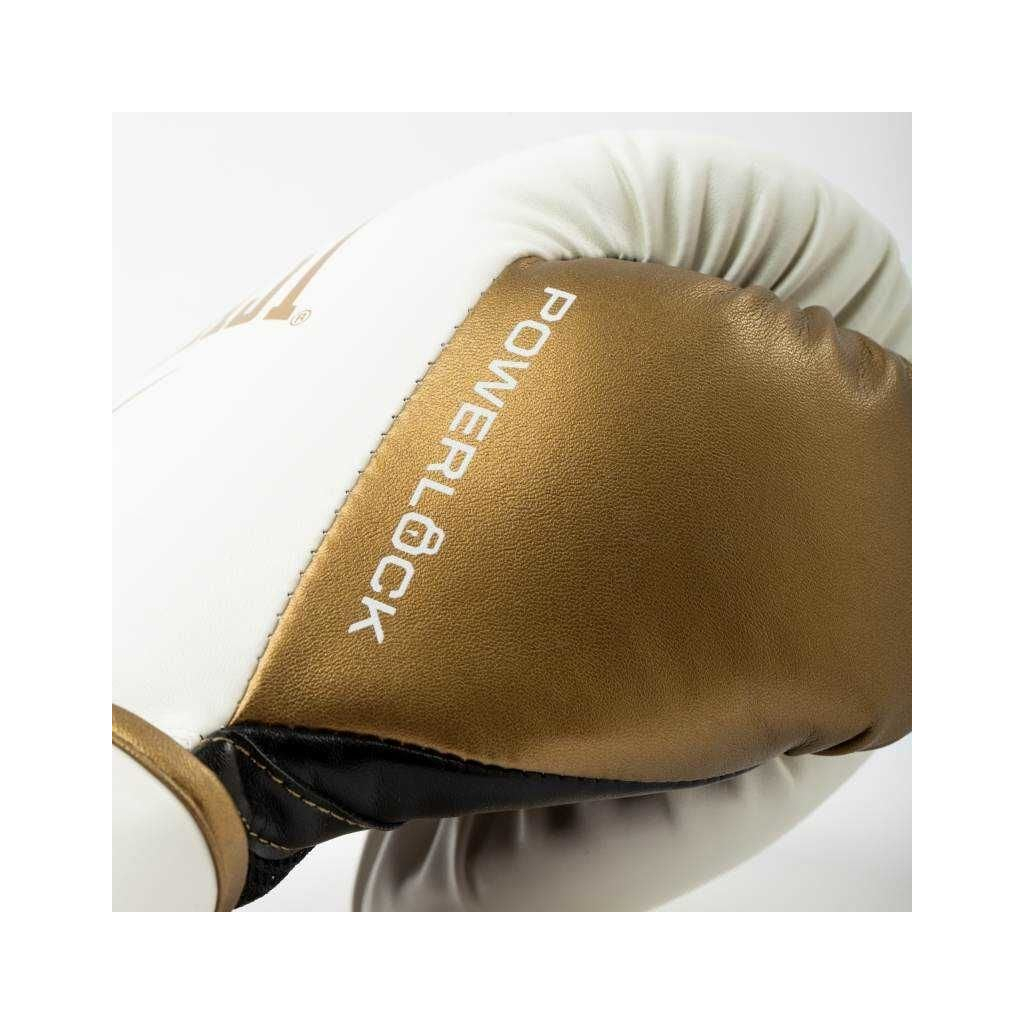 Боксерські рукавички Everlast PowerLock Boxing Training Gloves P00003051 білий, золотий 16 унцій (009283620134) Боксерські рукавички Everlast PowerLock Boxing Training Gloves P00003051 білий, золотий 16 унцій (009283620134)