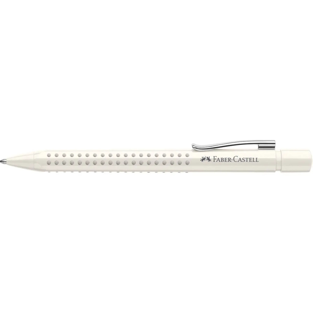 Ручка кулькова Faber-Castell автоматична Grip 2010, корпус білий, стрижень синій М (0.7 мм) (32029) Ручка кулькова Faber-Castell автоматична Grip 2010, корпус білий, стрижень синій М (0.7 мм) (32029)