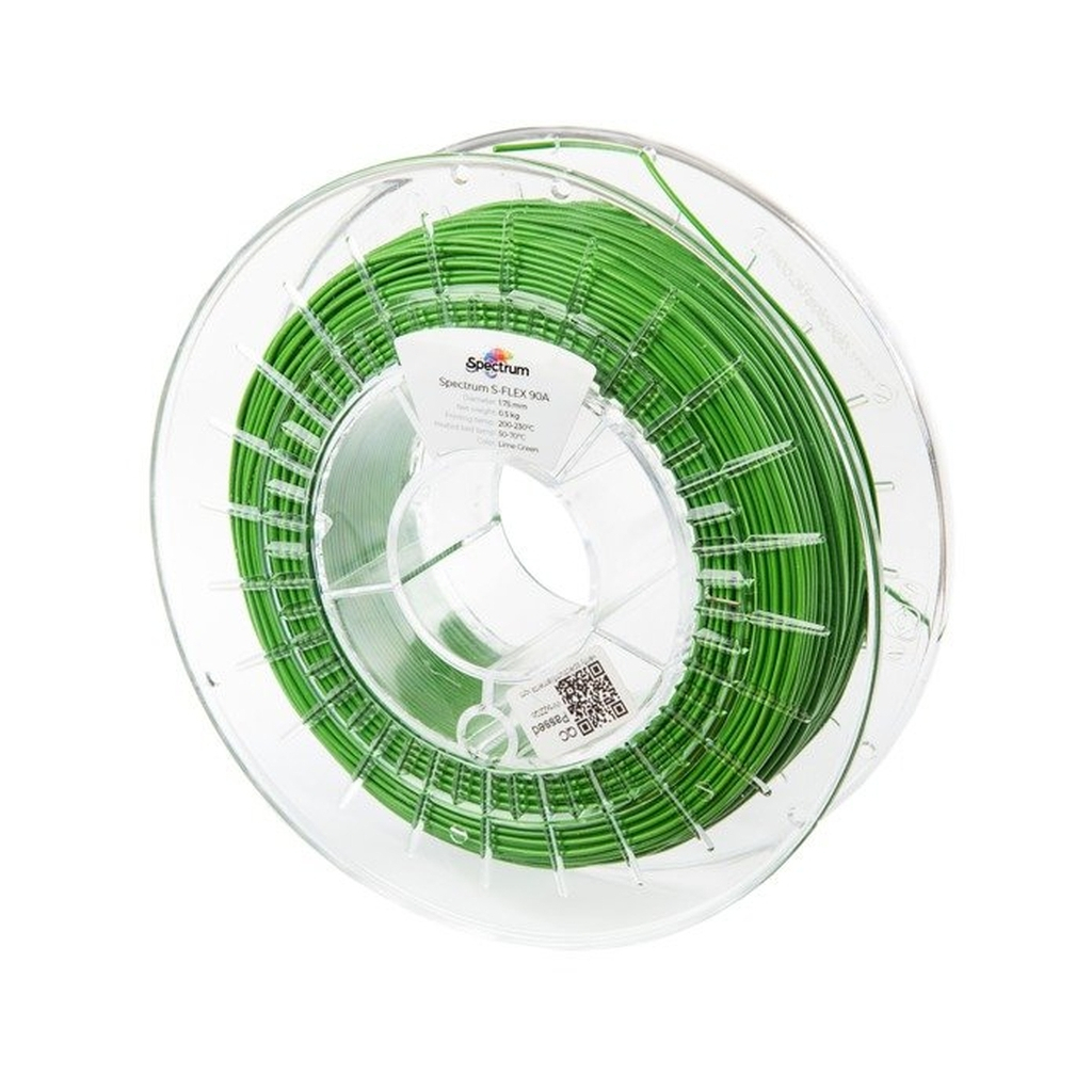 Пластик для 3D-принтера Spectrum S-Flex 90A 1.75mm 0.5kg GREEN, LIME (80260)