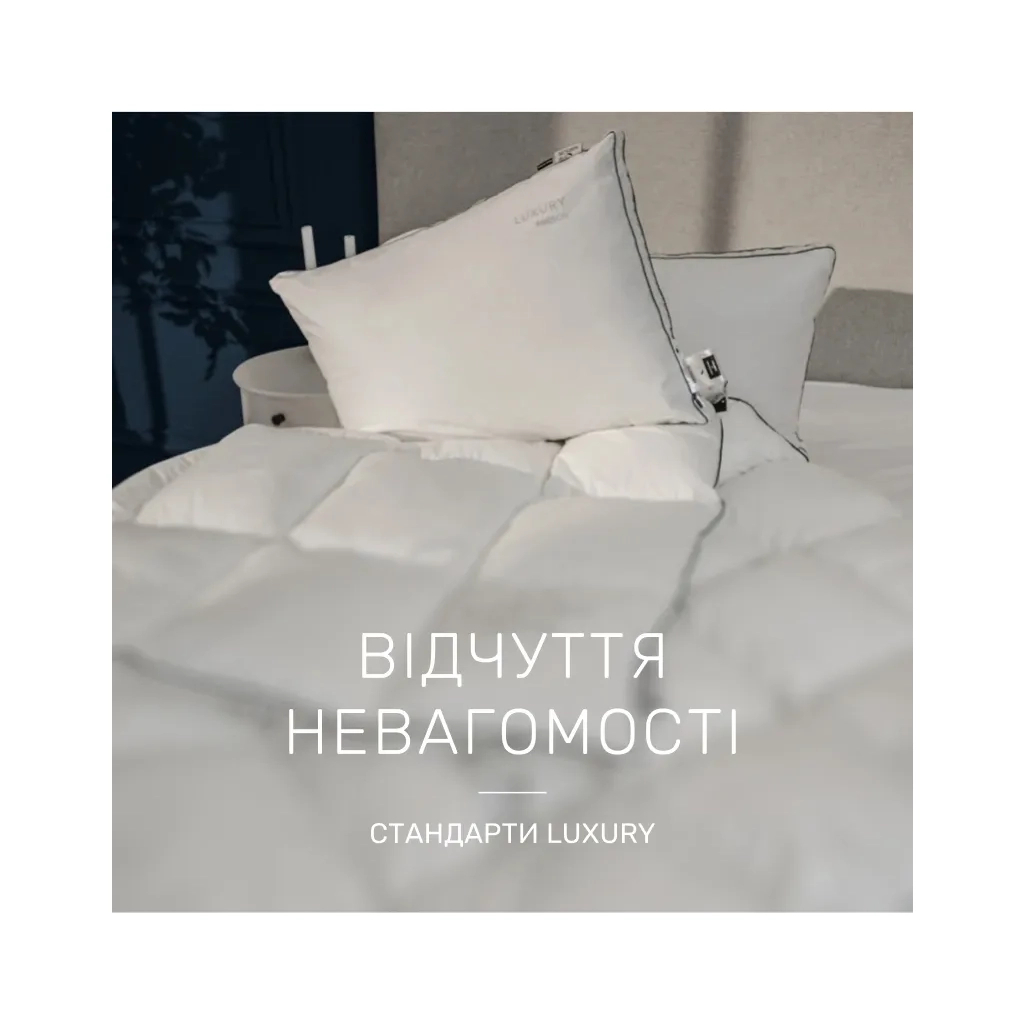Ковдра MirSon Набір 9506 Luxury Exclusive Ковдра зимова Євро 200х220 Гусячий пух + Дві подушки 50х70 (2200010805192)