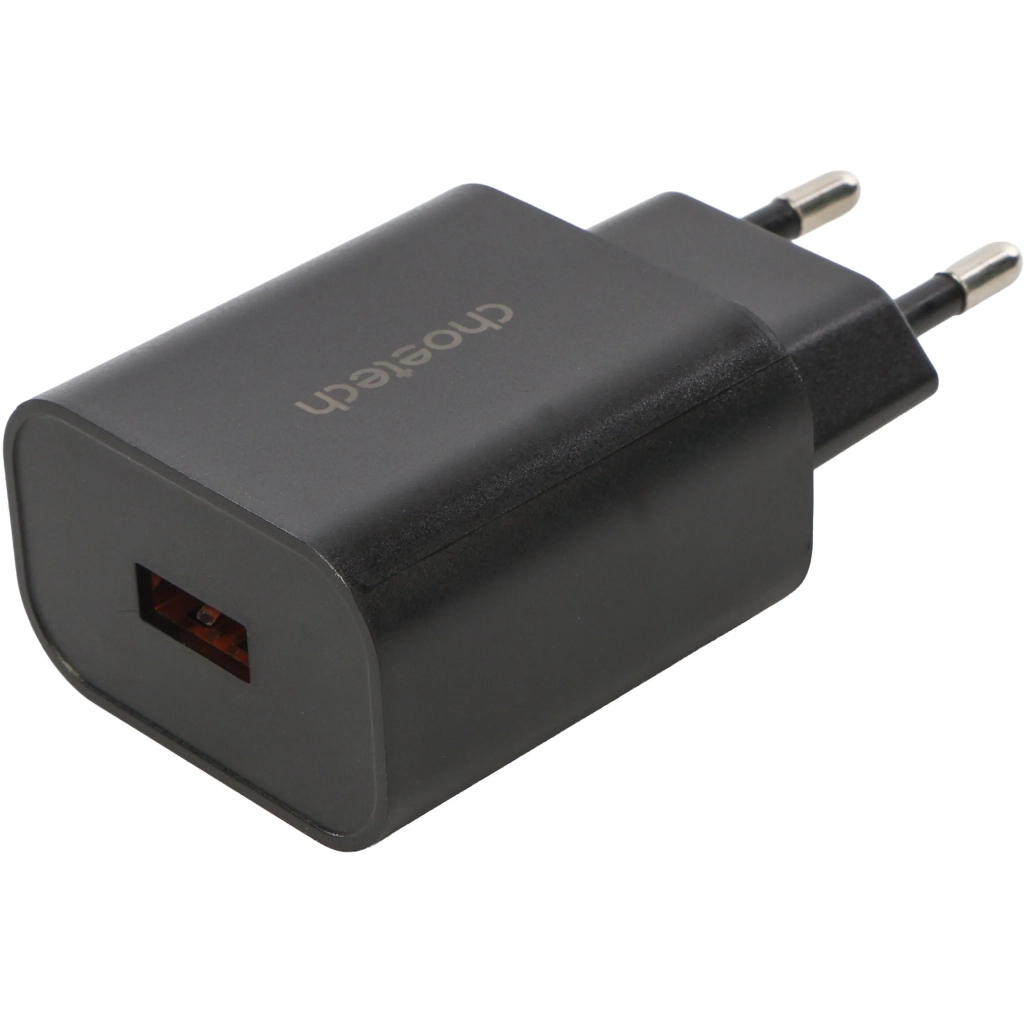 Зарядний пристрій Choetech USB QC3.0 18W (Q5003-EU-BK) Зарядний пристрій Choetech USB QC3.0 18W (Q5003-EU-BK)