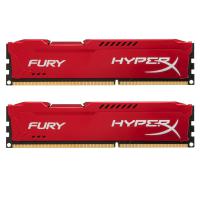 Модуль пам'яті для комп'ютера DDR3 16Gb (2x8GB) 1866 MHz HyperX Fury Red Kingston Fury (ex.HyperX) (HX318C10FRK2/16)