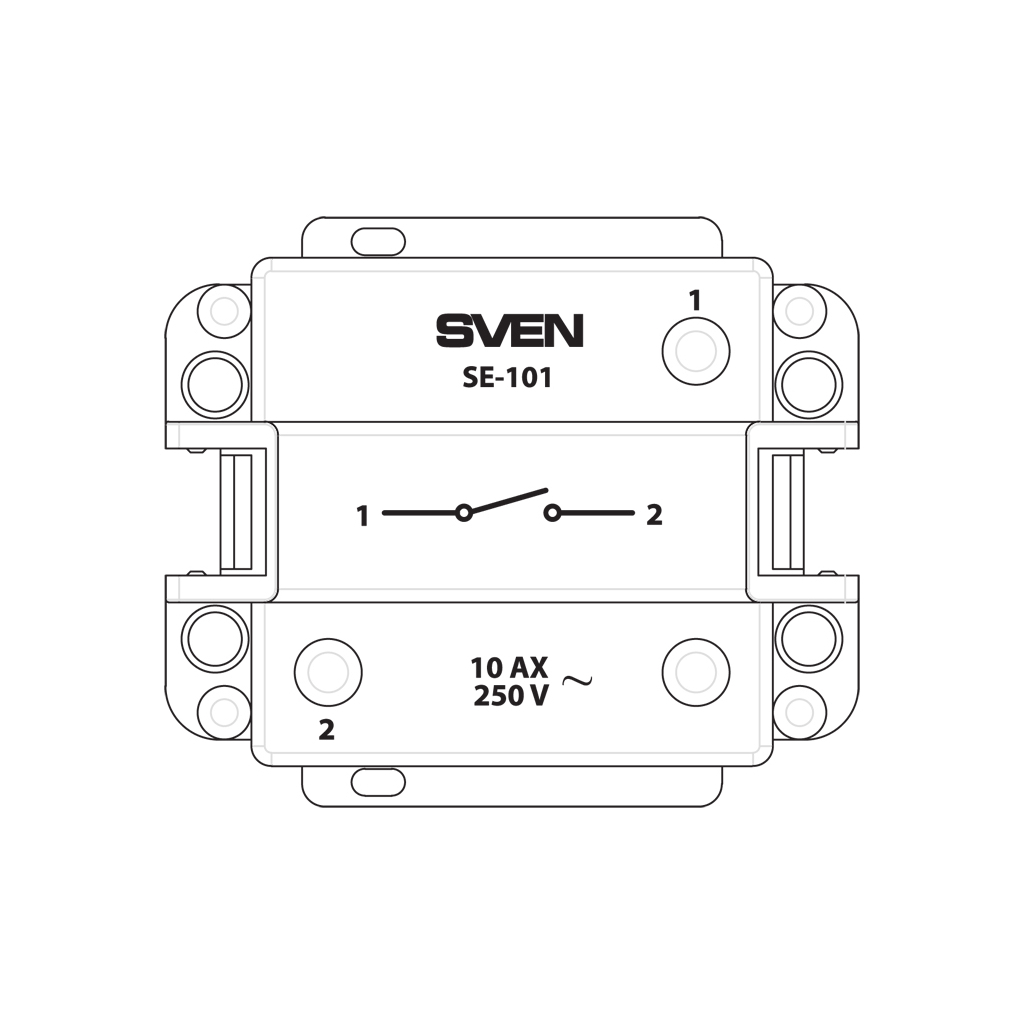 Вимикач Sven SE-101 ivory (7100070)